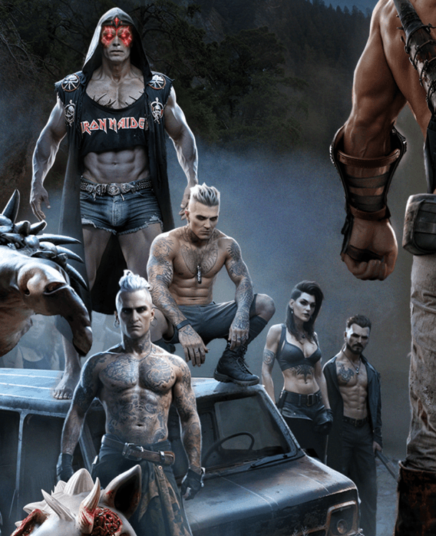 game art crowd